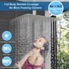Itopfox Thermostatic Dual Head Shower System with Rainfall Shower Heads, Adjustable Water Flow, Brushed Nickel Finish for Luxurious Spa Experience - 4 of 4