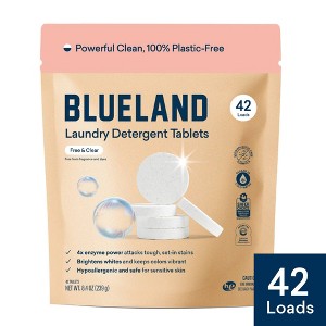 Blueland Free and Clear Laundry Detergent Tablets - 42ct - 1 of 4
