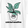 Women's - Instant Message - Cute But Sensitive Short Sleeve Graphic T-Shirt - 2 of 4