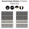 Big Dot Of Happiness Happy Halloween - Mini Candy Bar Wrappers, Round Candy  Stickers & Circle Stickers - Witch Party Candy Favor Sticker Kit - 304 Pcs  : Target