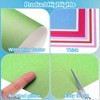 Unique Bargains 250gsm Cardstock DIY Craft Glitter Paper Sheets 20 Pcs - 3 of 4