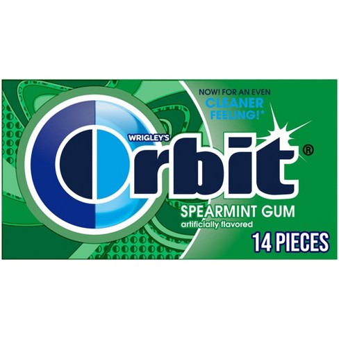 Orbit Spearmint Sugar Free Chewing Gum Single Pack -14 Piece - image 1 of 4