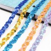 Alilang Sequin Braid Trim, 0.6 Inch Wave Sequin Strip, Glitter Metallic Paillette Sequin Ribbon, DIY Sewing Embellishment, 27 Yards - 4 of 4