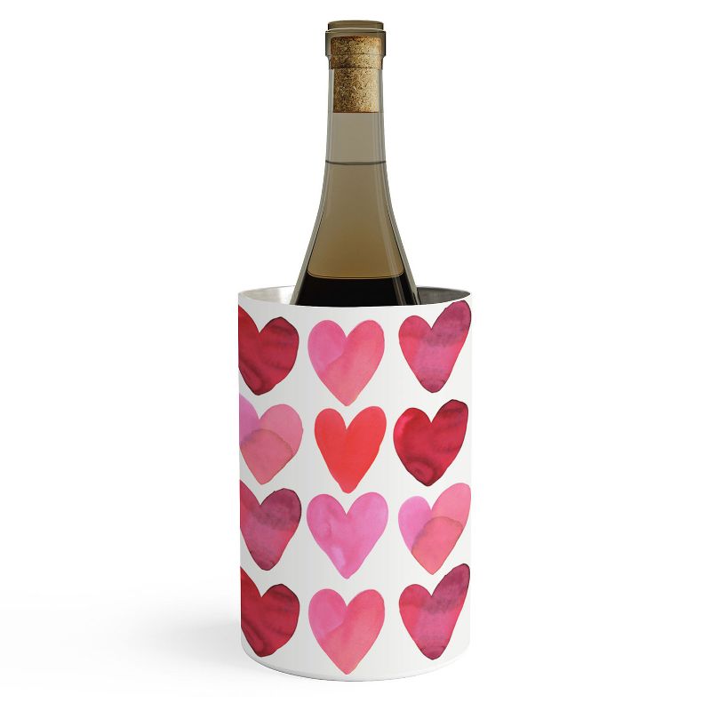 Amy Sia Heart Watercolor Wine Chiller - Deny Designs, 1 of 3