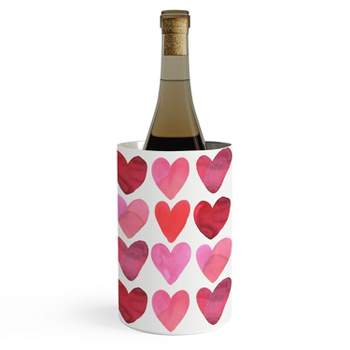 Amy Sia Heart Watercolor Wine Chiller - Deny Designs