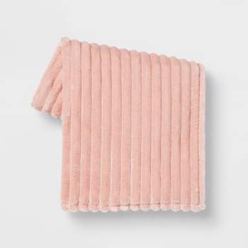 Light Pink Microplush Twin/twin Xl Fleece Blanket By Bare Home