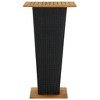 vidaXL 3 Piece Patio Bar Set with Cushions Poly Rattan Black - 4 of 4