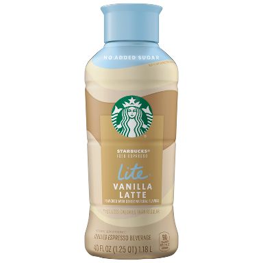 Starbucks Vanilla Latte Lite Coffee Drink - 40oz