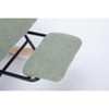 PAGED Modern Rocking Chair, Upholstered Accent Chair with Wooden Frame, Reading Chair for Nursery, Bedroom, Living Room Furniture - 4 of 4