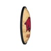 College Basketball Hardwood Design Oval Slimline Lighted Wall Sign - 3 of 4