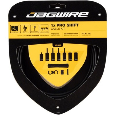 Jagwire 1x Pro Shift Kit Road/Mountain SRAM/Shimano, Stealth Black