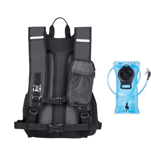 VEVOR Hydration Backpack, 25L Insulated Hydration Pack Backpack with 2L TPU Water Bladder, Hiking Water Backpack with Storage for Men Women, Black