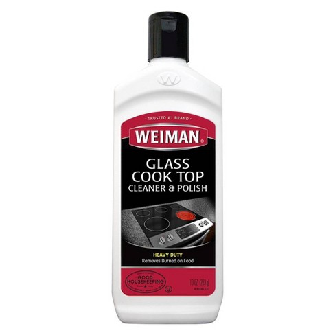 Weiman Glass Cook Top Heavy Duty Cleaner Polish 10oz Target