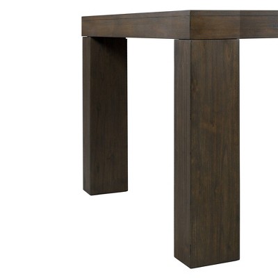 Transitional Jasper Extendable Dining Table in Toasted Walnut