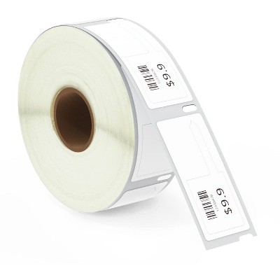 BETCKEY  Compatible  30373  Price tag Rat Tail Style Thermal Film Labels, Compatible with Rollo,  Labelwriter 450, 4XL & Zebra Desktop Printers