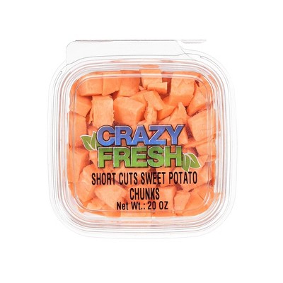 Crazy Fresh Short Cut Sweet Potato Chunks - 20oz