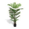 Cesicia Artificial Tree, Simulation Green Plants With Pot, For Living Room Home Decorator, 2pcs/Set - 2 of 4