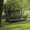 Okak 2-Seater Hanging Porch Swing Chair with Slatted Design,Outdoor Patio Swing with Chains,Bench Swing for Backyard,Garden,Deck - 2 of 4