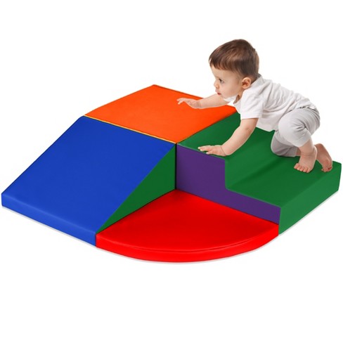 Best Choice Products 4-piece Kids Climb & Crawl Soft Foam Block Playset  Structures For Child Development : Target