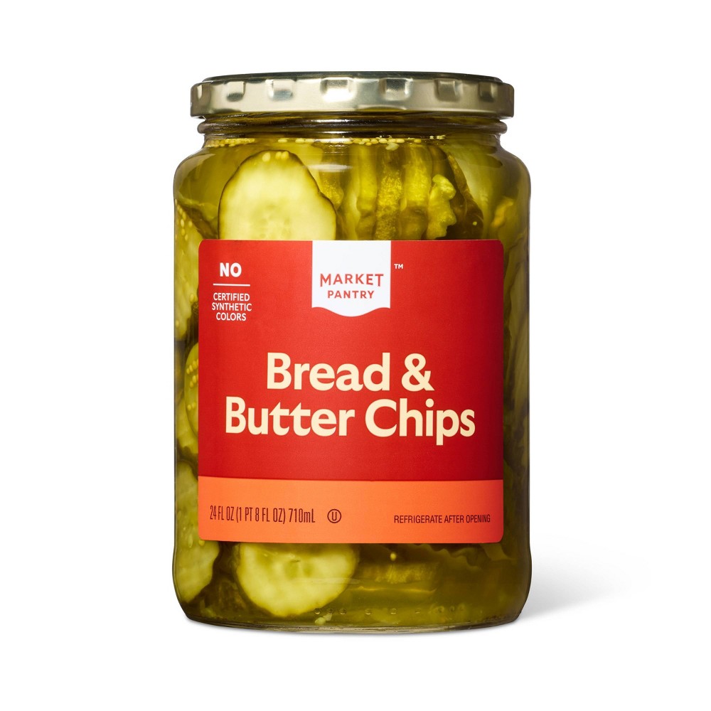 Bread and Butter Chips - 24oz - Market Pantry