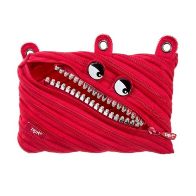ZIPIT Grillz 3-Ring Binder Pencil Pouch, Red