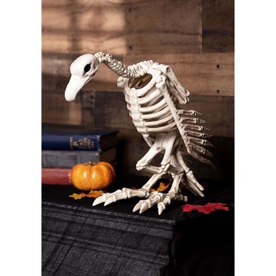 Skeleton Vulture Halloween Decoration, 10 x 17 x 5 in