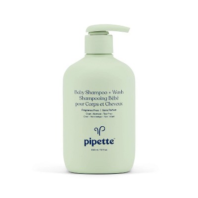 Pipette Baby Shampoo/Wash Fragrance Free - 12 fl oz