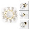 Unique Bargains Diamond Shaped Crystal Glass Drawer Handle Cabinet Knobs - 2 of 4