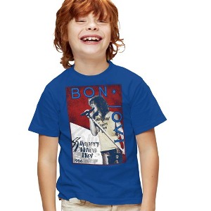 Boys' Short Sleeve Bon Jovi 86 Tour T-Shirt - 1 of 4