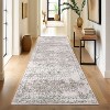Soft Vintage Boho Rug for Living Room, Washable and Non-Shedding, Non-Slip Low Pile Floor Carpet, Ideal for Bedroom and Dining Room. - 2 of 4