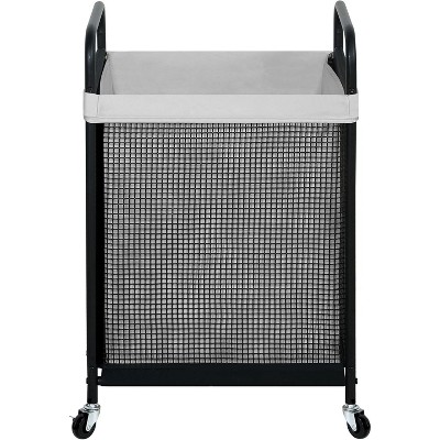 Laundry Hamper 3 Section, 120L Rolling Laundry Sorter Cart with Removable and Washable Liner Bag