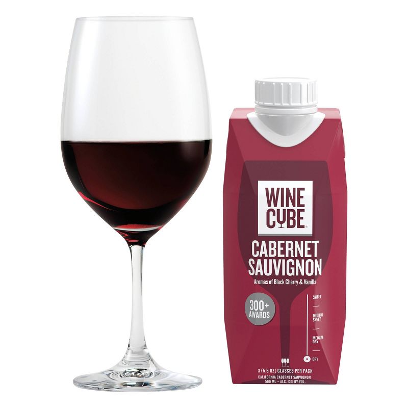 Cabernet Sauvignon Red Wine - 500ml Carton - Wine Cube&#8482;, 3 of 6
