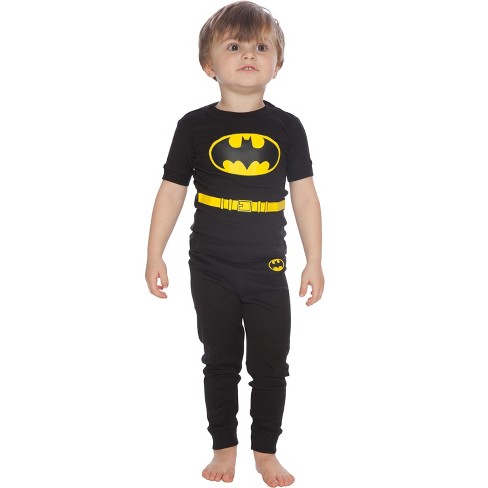 Dc Comics Toddler Boys' Batman Superhero 2-piece Pajama Set (4t) Black ...