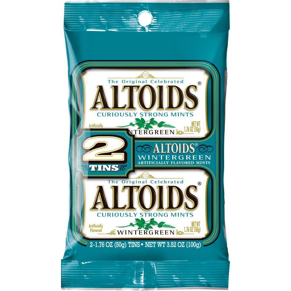 UPC 022000158635 product image for Altoids Wintergreen Mint Candies - 1.76oz/2ct | upcitemdb.com