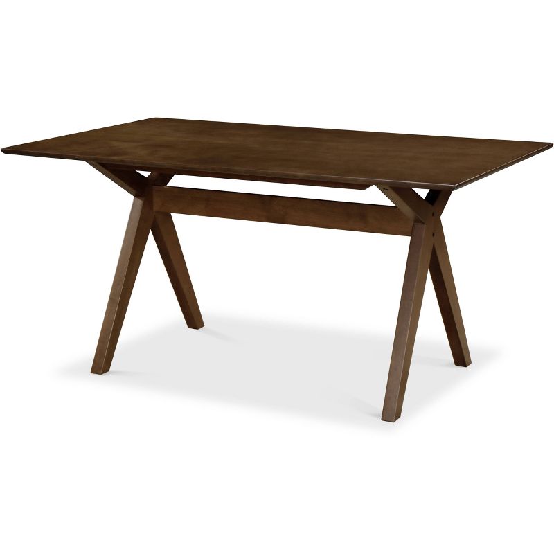 Lukas Wood Dining Table Brown - Adore Decor, 2 of 8