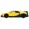 Bugatti Chiron Pur Sport Yellow and Black 1/18 Model Car by Top Speed - 3 of 4