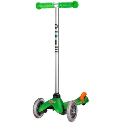 green mini micro scooter