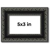 PosterPalooza | Photo Size Antique Black Picture Frame - UV Acrylic, Foam Board Backing, Hanging Hardware - 2 of 4