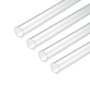 Unique Bargains Lamp Lantern Water Cooling System Acrylic Round Tubes 4 Pcs 10" - 1 of 4