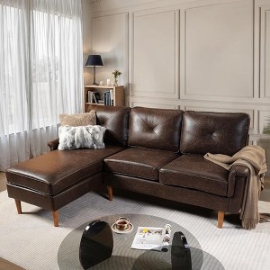 XIZZI Modular Sectional Sofas for Living Room, Modern L-Shaped Couch High Density Sponges Breathable Fabric - 1 of 4