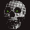 Men's Design By Humans Giant Halloween Skull By robotface T-Shirt - 2 of 4