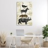 Stupell Industries Tower of Safari Animals Canvas Art - 3 of 4