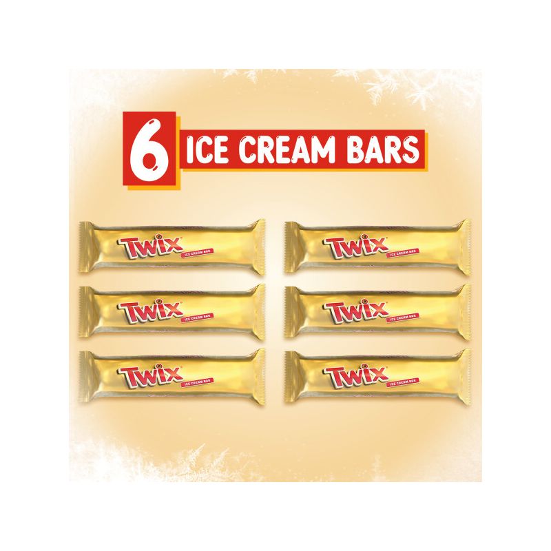 TWIX Vanilla Ice Cream Bars - 6ct, 4 of 8