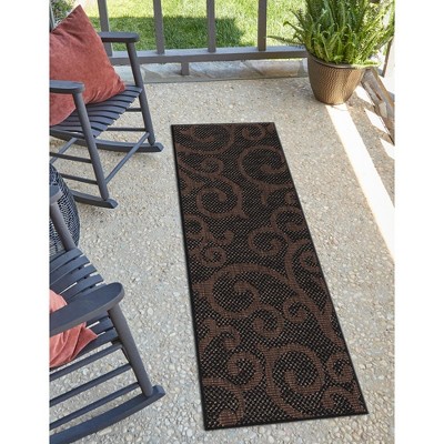 Unique Loom    Outdoor Botanical Vine Area Rug