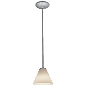 Access Lighting Martini 1 - Light Pendant in  Brushed Steel - 1 of 1