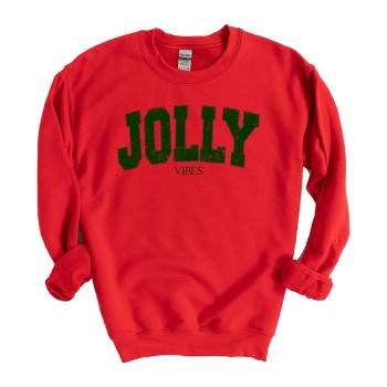 Simply Sage Market Women's Graphic Sweatshirt Jolly Vibes Grunge