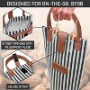 OPUX Wine Bag Single Bottle Carrier Tote, Insulated Thermal Padded Portable Carry Case Travel Cooler Picnic Beach Gift - 4 of 4