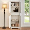 Ridstar 68 in. H Multifunctional Combination Dining Sideboard with Large Capacity For Living Room, Bedroom & Office-White - 3 of 4