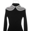 Elerevyo Women Detachable Semi-Sheer Embroidery Neck Ruff Fake Dickey Collar Blouse 1 Pc - 3 of 4