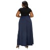 L I V D Women's Scuba Wrap Maxi Skirt - 3 of 3